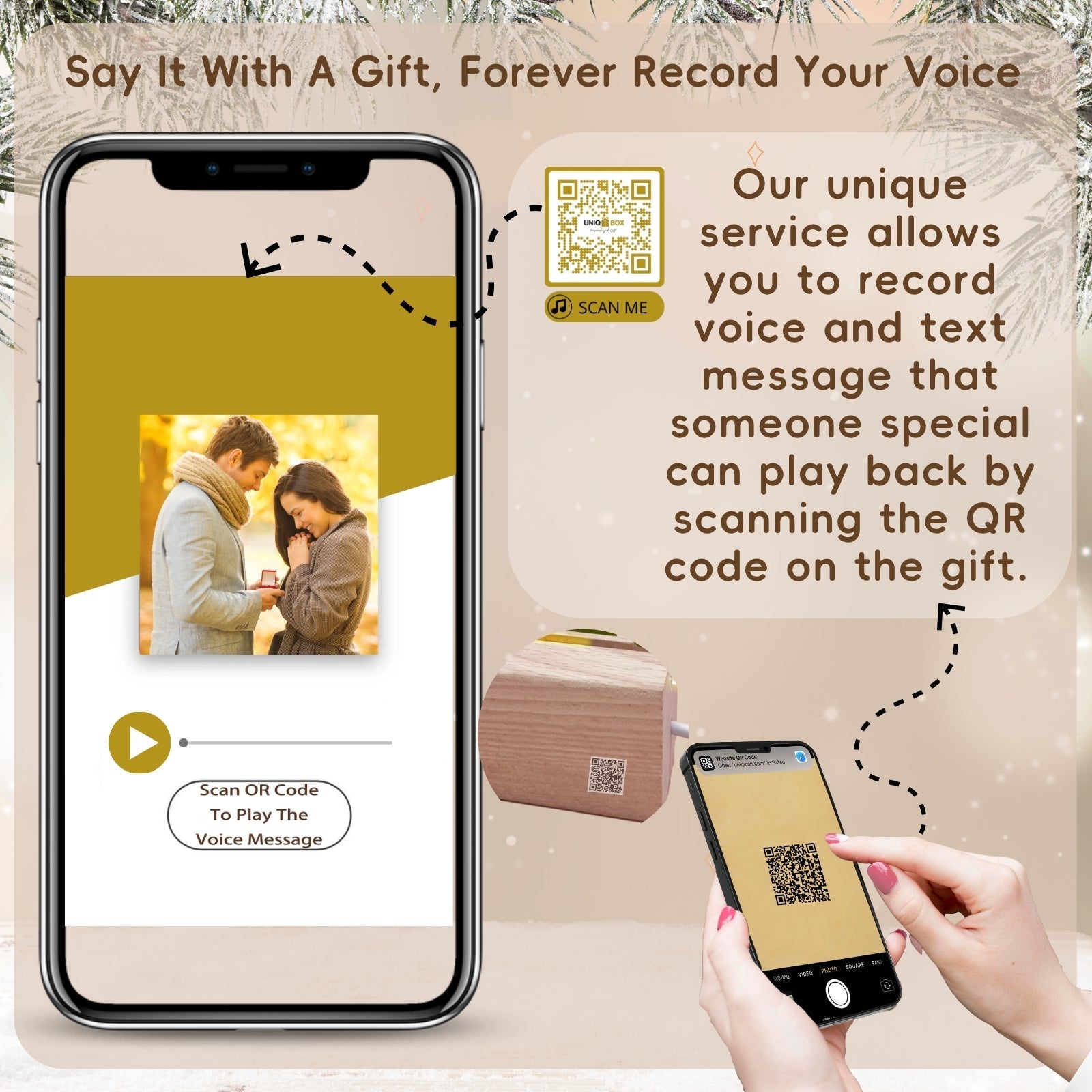 Personalised Christmas Photo Gifts, Light Up Photos Frame, Multiple Pictures Gifts for Women, Boyfriend, Girlfriend, Family, Men, Him, Her, Customised Acrylic Plaque from son daughter - uniqicon