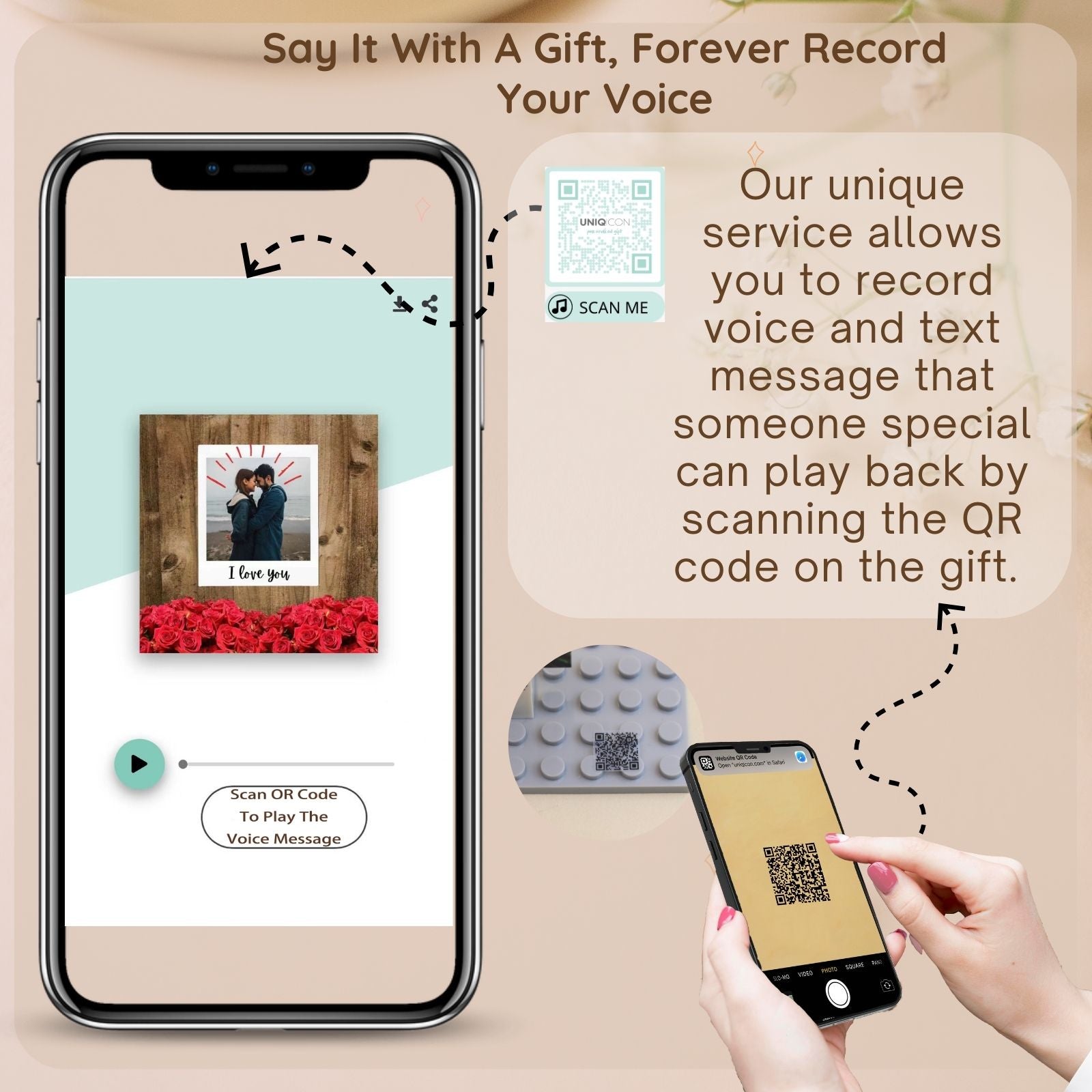 Personalised Photo Puzzle Building Brick Gift, Custom Picture Jigsaw Block, Customised DIY Valentine's Anniversary Birthday Funny Love Gifts for him couple her women dad Christmas fathers wedding day - uniqicon